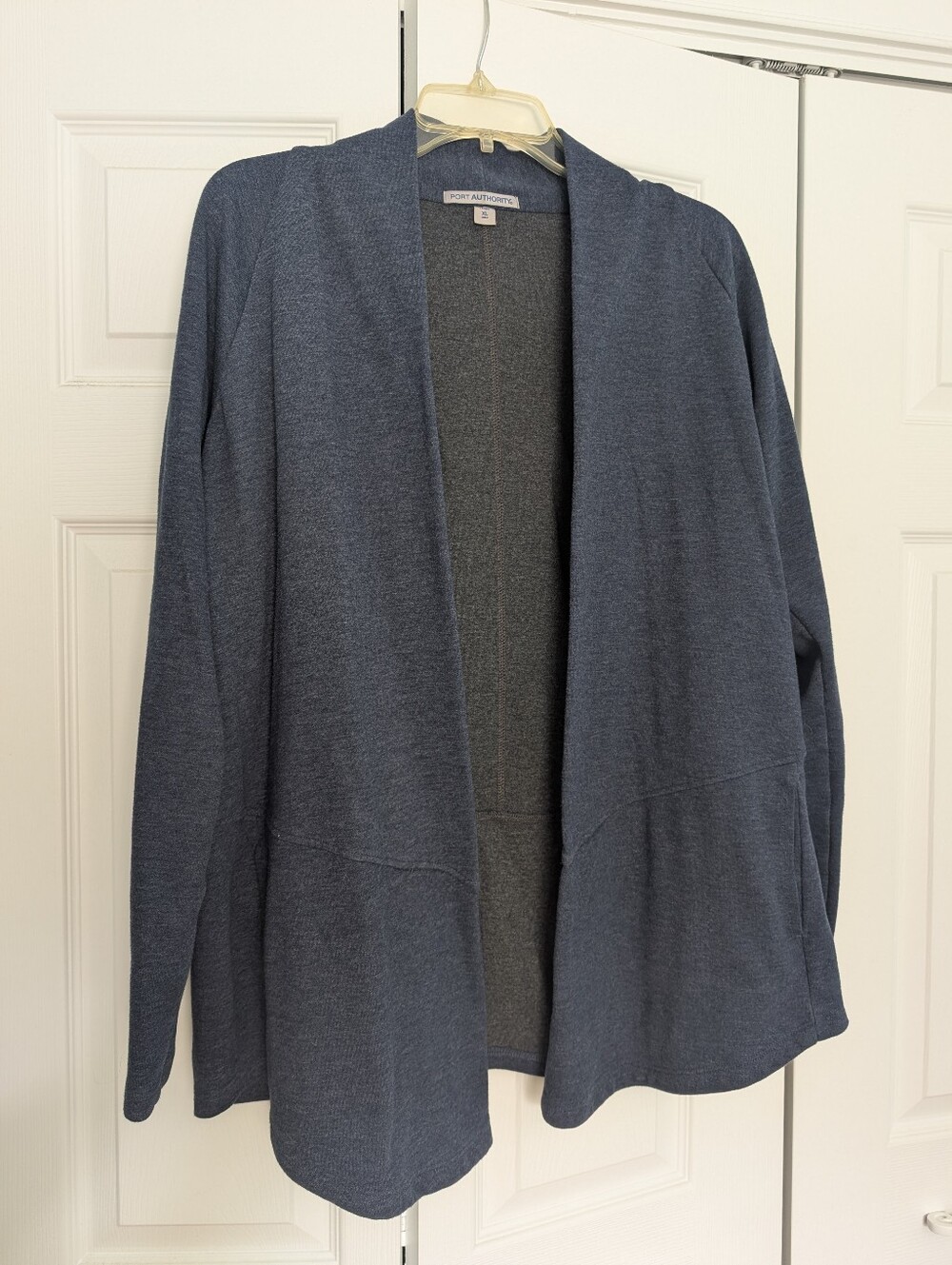 Port Authority Navy Open-Front Women's Cardigan